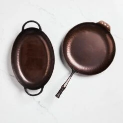 Smithey Ironware Carbon Steel Oval Roaster 15 Smithey Ironware Carbon Steel Oval Roaster -Le Creu Grill Shop 02252020 SmitheyIronwareWarehouse PRODUCT12474 720x ff0098a0 07d0 4ac0 aaaf 7c2cc5247ea1