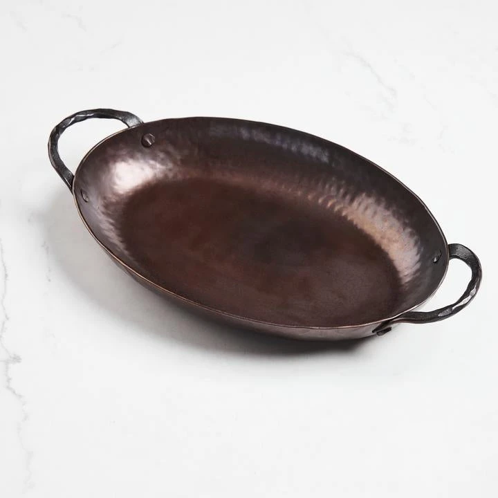 Smithey Ironware Carbon Steel Oval Roaster 5 Smithey Ironware Carbon Steel Oval Roaster - Image 3