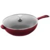 Staub 10" Daily Pan W/ Glass Lid -Le Creu Grill Shop 1010494 5
