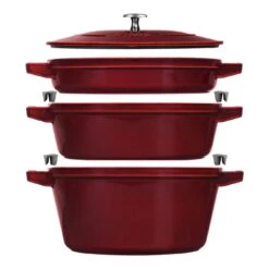 Staub Stackable 4-Piece Set -Le Creu Grill Shop 1010768 1