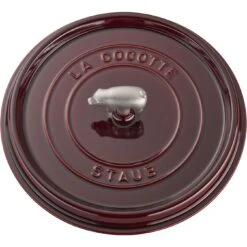 Staub Pig Shallow Cocotte Cochon 6 Qt. -Le Creu Grill Shop 11329 87 4