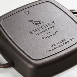 Smithey Ironware No. 12 Grill Pan -Le Creu Grill Shop 12grillbackleftangle 360x 1d31b248 9ace 4ee5 b597 e656c422fdb5