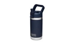 YETI Rambler Jr. 12 Oz Kids Bottle -Le Creu Grill Shop 190299 Rambler Junior 12oz Bottle Website Assets Quarter Angle Straw Upright Navy 1680x1024 v2