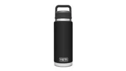 YETI Rambler 26 Oz Bottle With Chug Cap -Le Creu Grill Shop 191416 Chug Inline Campaign Website Assets Rambler 26oz Bottle Chug Cap Front Black 795x450 1