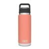 YETI Rambler 26 Oz Bottle With Chug Cap -Le Creu Grill Shop 191416 Chug Inline Campaign Website Assets Rambler 26oz Bottle Chug Cap Front Coral 795x450 1