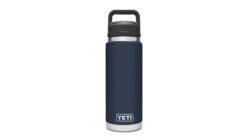 YETI Rambler 26 Oz Bottle With Chug Cap -Le Creu Grill Shop 191416 Chug Inline Campaign Website Assets Rambler 26oz Bottle Chug Cap Front Navy 795x450 1