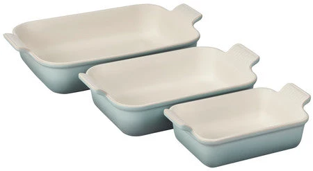 Le Creuset Heritage 3-Piece Rectangular Baking Dish Set 6 Le Creuset Heritage 3-Piece Rectangular Baking Dish Set - Image 4
