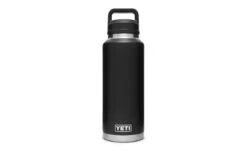 YETI Rambler 46 Oz Bottle With Chug Cap -Le Creu Grill Shop 200566 Drinkwater Product Launch 46oz Bottle Front Black 1680x1024 1