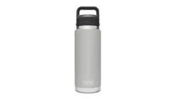 YETI Rambler 26 Oz Bottle With Chug Cap -Le Creu Grill Shop 200614 Rambler 26oz Bottle Chug Cap Front Granite Gray 795x450 1