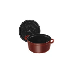 Staub Round Cocotte 5.5 QT -Le Creu Grill Shop 40509 355 0 5