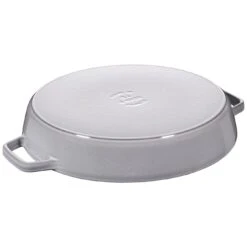 Staub Double Handle Fry Pan 13" -Le Creu Grill Shop 40511 072 0 2
