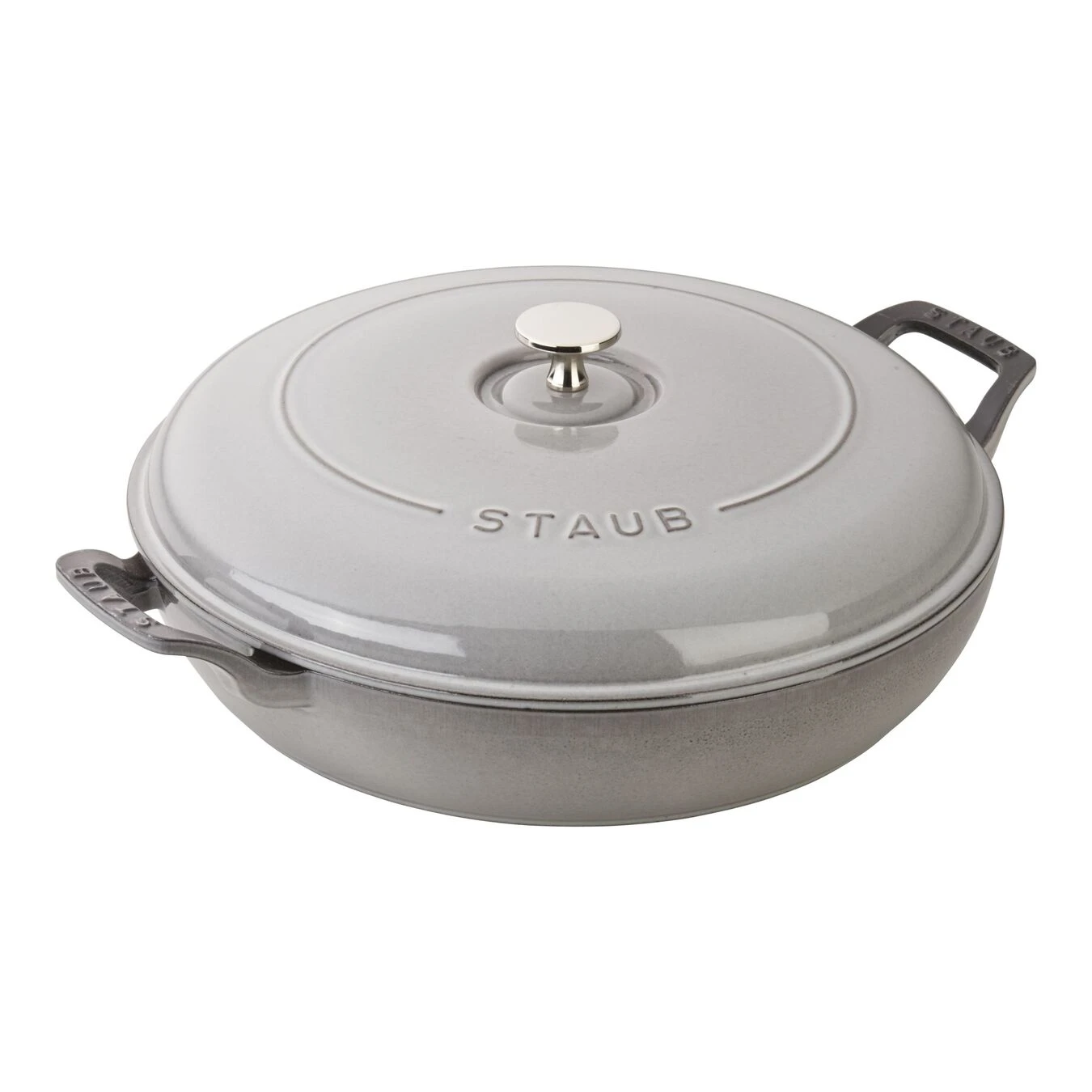 Staub 3.5 Qt. Cast Iron Braiser 3 Staub 3.5 Qt. Cast Iron Braiser