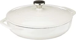 Lodge 3.6 Quart Oyster White Casserole