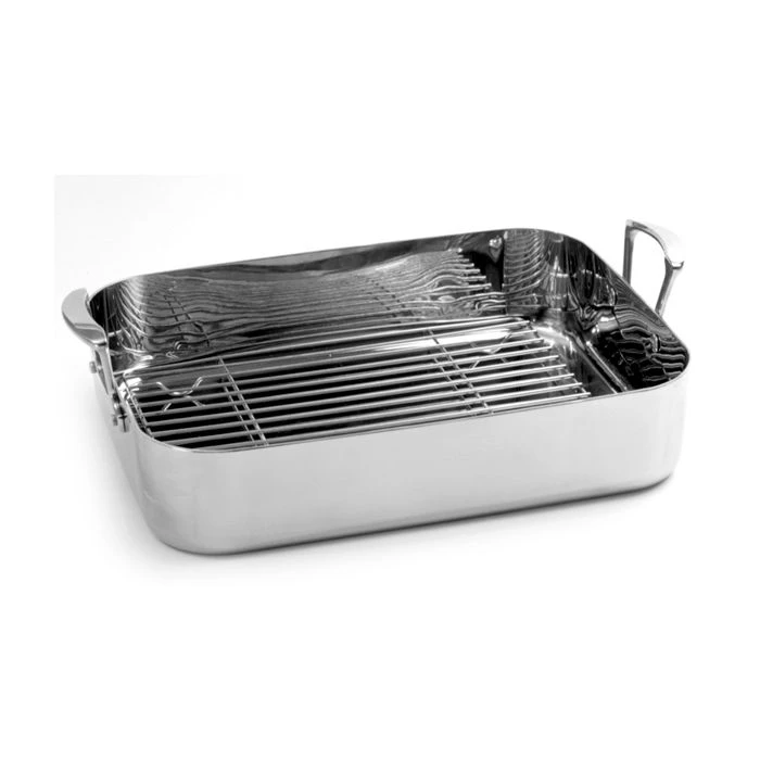 Norpro Krona Stainless Steel Roaster W/ Rack 3 Norpro Krona Stainless Steel Roaster W/ Rack