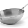 Napoleon Stainless Steel 12" Wok 70028 -Le Creu Grill Shop 70028 StainlessSteelWok transparent 800px