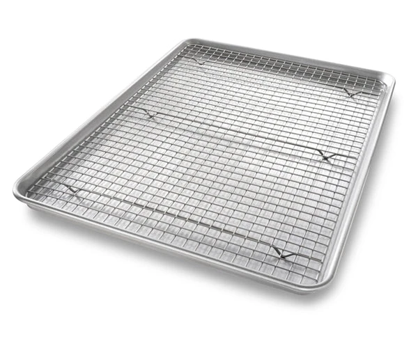 USA PAN XL Nonstick Cooling Rack & Pan Set 3 USA PAN XL Nonstick Cooling Rack & Pan Set