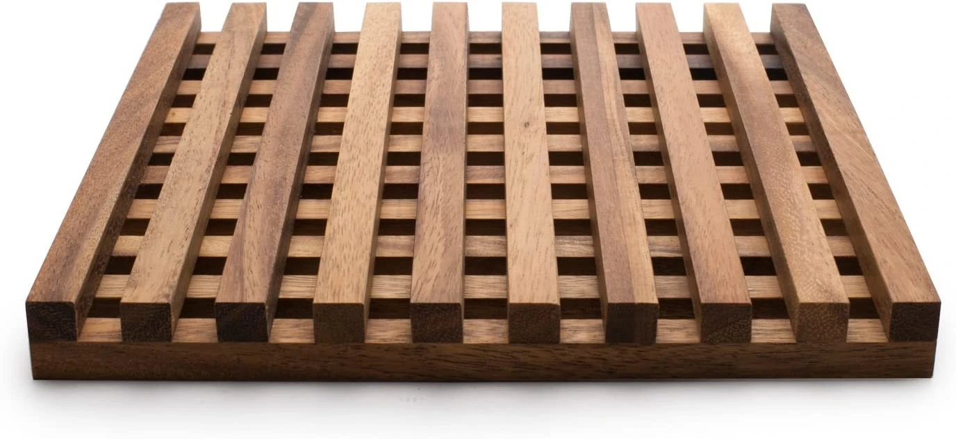 Ironwood Gourmet Venetian Acacia Wood Trivet 3 Ironwood Gourmet Venetian Acacia Wood Trivet