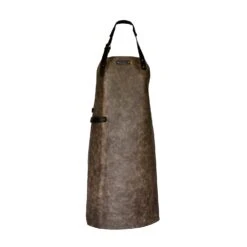 Xapron Atlanta Leather Apron -Le Creu Grill Shop ATL Taupe Full Apron