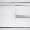 Napoleon 36" X 16" Single Door & Double Drawer Combo BI-3616-1D2DR -Le Creu Grill Shop BI 3616 1D2DR Str 800px
