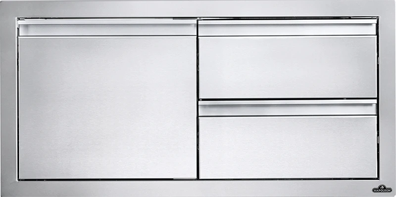 Napoleon 36" X 16" Single Door & Double Drawer Combo BI-3616-1D2DR 3 Napoleon 36" X 16" Single Door & Double Drawer Combo BI-3616-1D2DR
