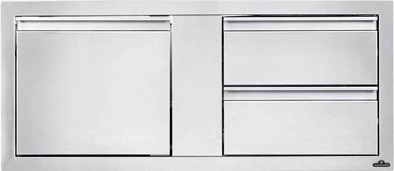 Napoleon 42" X 16" Single Door & Double Drawer Combo BI-4216-1D2DR 3 Napoleon 42" X 16" Single Door & Double Drawer Combo BI-4216-1D2DR