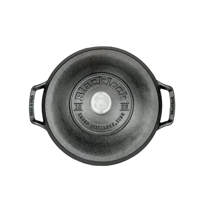 Lodge Blacklock *02* 5.5 Quart Triple Seasoned Cast Iron Dutch Oven 3 Lodge Blacklock *02* 5.5 Quart Triple Seasoned Cast Iron Dutch Oven
