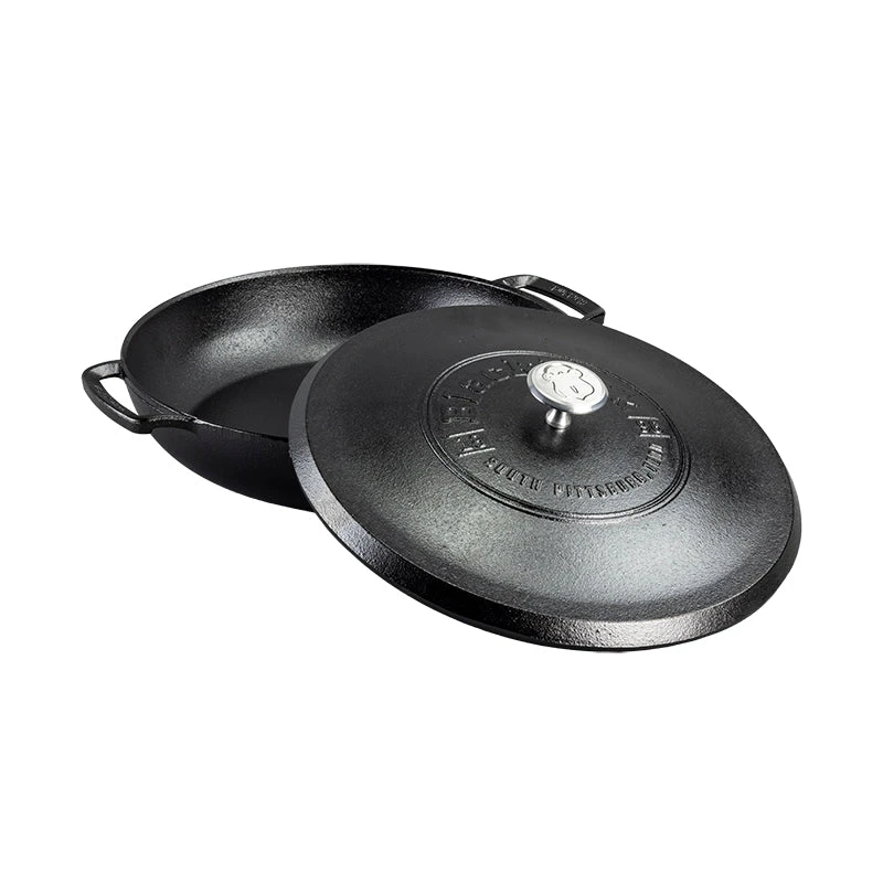 Lodge Blacklock *17* Triple Seasoned Cast Iron 4QT Braiser With Lid 5 Lodge Blacklock *17* Triple Seasoned Cast Iron 4QT Braiser With Lid - Image 3