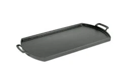 Lodge Blacklock *77* 10 X 20 Inch Triple Seasoned Cast Iron Double Burner Griddle -Le Creu Grill Shop BL77DG 9W2A2363