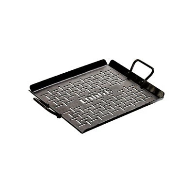 Lodge 13 X 12 Inch Carbon Steel Outdoor Grilling Pan 3 Lodge 13 X 12 Inch Carbon Steel Outdoor Grilling Pan