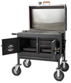 Flattop Adjustable Charcoal Grill -Le Creu Grill Shop Flat Top Charcoal Open 1200x1412 1