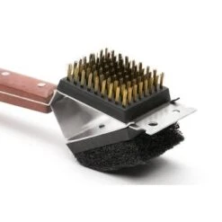 Outset Rosewood 3-in-1 Grill Brush -Le Creu Grill Shop GUEST 6b5ca2ca 1f33 4775 a1e9 fd2d3502d702