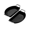 Kamado Joe Karbon Steel Half-Moon Pan Set -Le Creu Grill Shop KJ15124822 01 Studio No Shadow