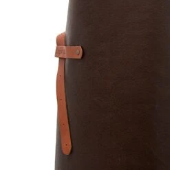 Xapron Kansas Leather Apron -Le Creu Grill Shop Kansas Brown Zoom