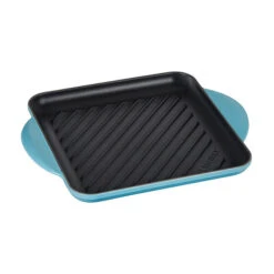 Le Creuset 9.5" Square Grill Pan -Le Creu Grill Shop L21273A 2417 LPR