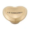 Le Creuset Light Gold Heart Knob -Le Creu Grill Shop L9404HLG 45