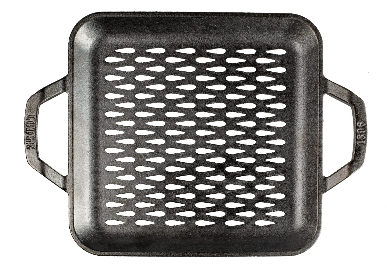 Lodge Chef Collection 11 Inch Cast Iron Square Grill Topper 4 Lodge Chef Collection 11 Inch Cast Iron Square Grill Topper - Image 2