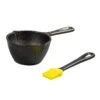 Lodge Cast Iron Melting Pot And Silicone Brush -Le Creu Grill Shop LMPB21