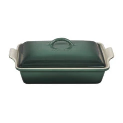 Le Creuset Heritage Covered Rectangular Casserole Dish 4 Qt. -Le Creu Grill Shop PG07053A 33795