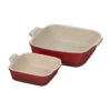 Le Creuset Heritage Square Baking Dishes, Set Of 2 -Le Creu Grill Shop PG0800S2 3567