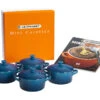 Le Creuset Mini Cocottes Set W/ Cookbook