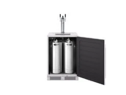Zephyr Presrv Outdoor Kegerator & Beverage Cooler -Le Creu Grill Shop PRKB24C01AS OD triple tap
