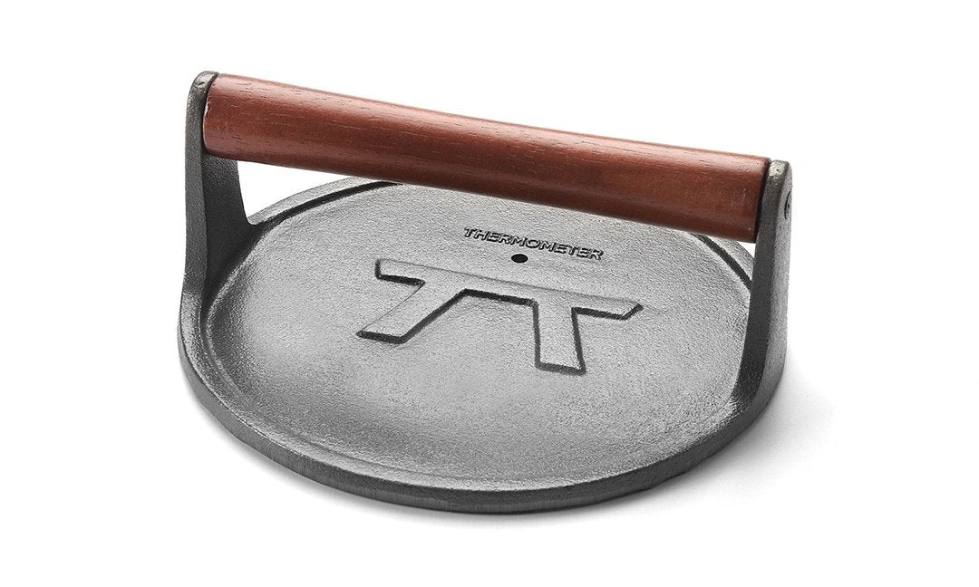 Outset Round Grill Press Cast Iron 3 Outset Round Grill Press Cast Iron