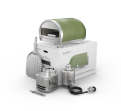 Gozney Roccbox Outdoor Pizza Oven - Olive Green -Le Creu Grill Shop RBX Pack1LimeGreenWood GasBlackPipe 360x 6372a316 e2b3 47e8 b3ba eb161ebe793a