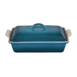 Le Creuset Heritage Covered Rectangular Casserole Dish 4 Qt. -Le Creu Grill Shop RS11895 PG07053A 337D