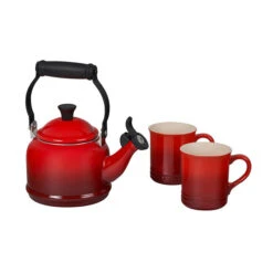 Le Creuset Demi Kettle And Mugs Set -Le Creu Grill Shop RS12898 Q9401 67 LPR