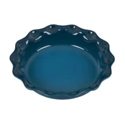 Le Creuset Heritage Pie Dish -Le Creu Grill Shop RS17020 HeritagePieDeepTeal 1 lpr