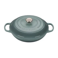Le Creuset Braiser 3 1/2 Qt. 21 Le Creuset Braiser 3 1/2 Qt. -Le Creu Grill Shop RS9095 LS2532 30717SS lpr