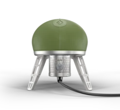 Gozney Roccbox Outdoor Pizza Oven - Olive Green -Le Creu Grill Shop RoccboxRearGasLimeGreenBlackPipe 360x 4109637c 9095 482d b8db c769f4584c79