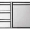 Twin Eagles Three Door/Drawer Combo -Le Creu Grill Shop TEDD423 B