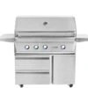 Twin Eagles 42" Grill Base W/ Storage Drawers, Single Door -Le Creu Grill Shop TEGB42SD